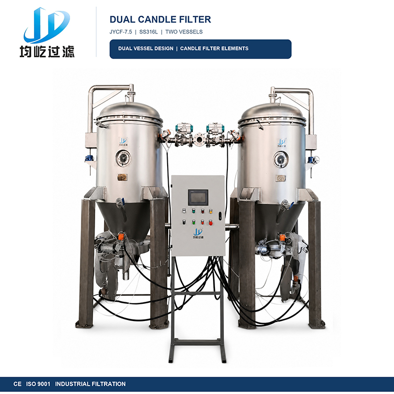 Dual-cylinder candle-type filter (1)